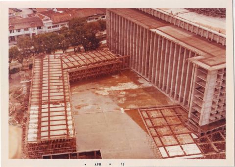 Foto Konstruksi Masjid Istiqlal