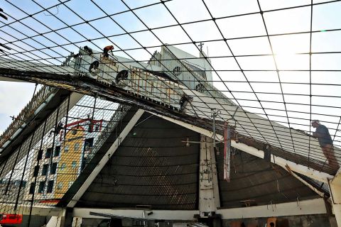 Proses Perobohan Gereja St. Kristoforus