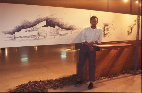 Dicky Hendrasto dalam Pameran Seni Rupa dan Arsitektur, Monumen Nasional, 1995