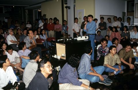 Sonny Sutanto dalam Pameran Arus Silang