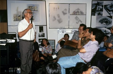 Y.B. Mangunwijaya dalam Pameran Arus Silang