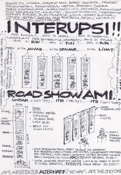 Poster Roadshow Pameran AMI 1999