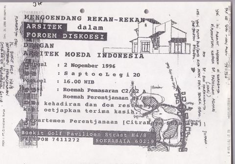 Undangan Forum Diskusi AMI - 2 November 1996
