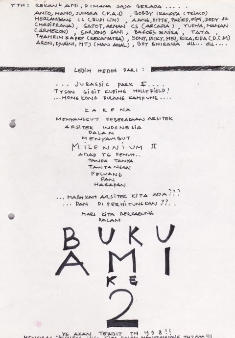 Poster Notifikasi Peluncuran Buku AMI 2