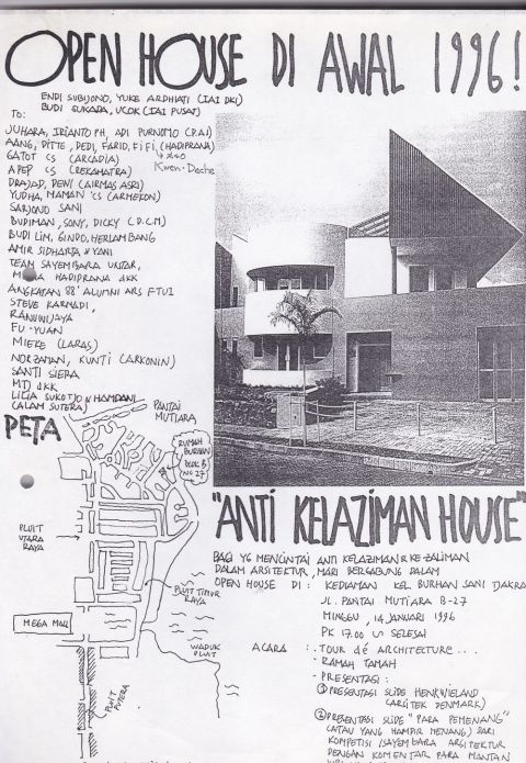Poster Open House AMI - 14 Januari 1996