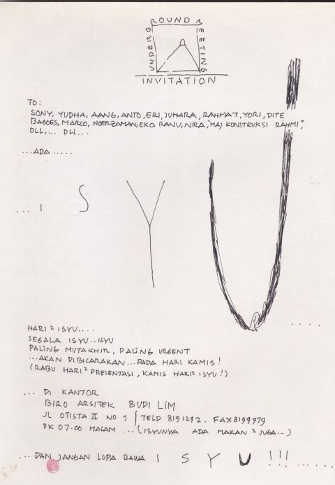 Poster Undangan Rapat Internal AMI