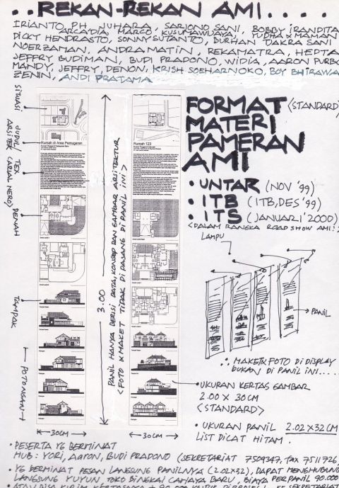 Poster Notifikasi Tur Pameran AMI 1999