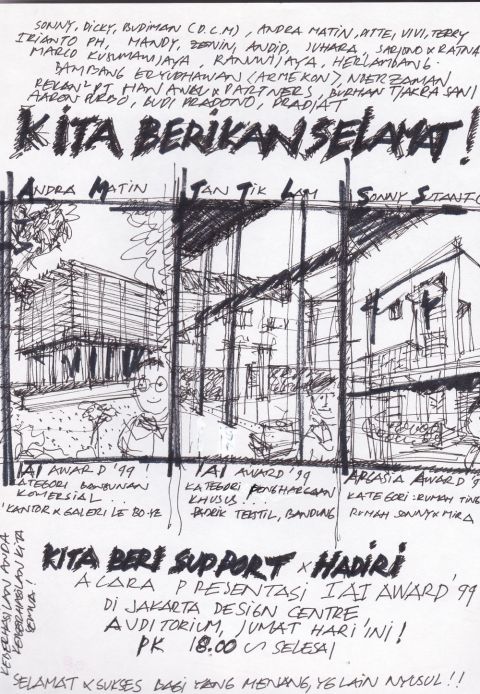 Poster Undangan IAI Award 1999