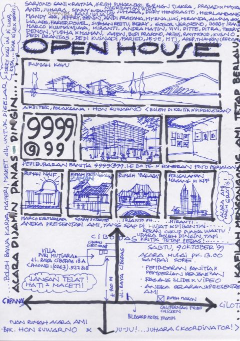 Poster Open House AMI - 9 Oktober 1999