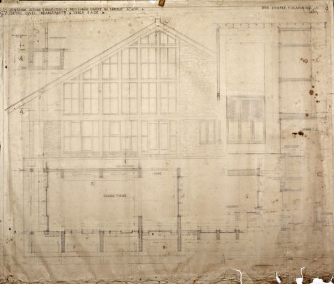 Rentjana Gedung Laboratorium Perikanan Darat di Sempur Bogor.
