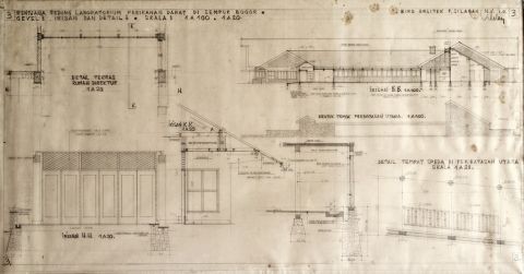 Rentjana Gedung Laboratorium Perikanan Darat di Sempur Bogor.