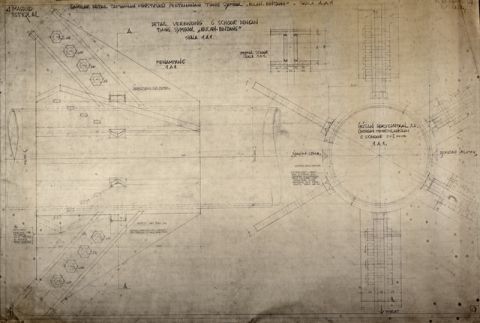 #4 Mesdjid Istiqlal. Gambar Detail Tambahan Konstruksi Pertahanan Tiang Symbool 