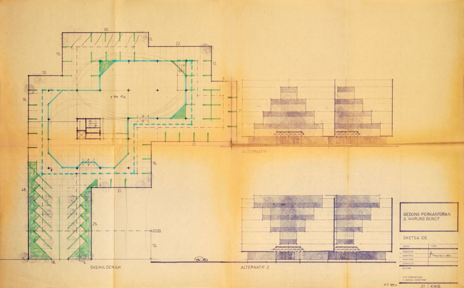 Sketsa Ide Multika Building