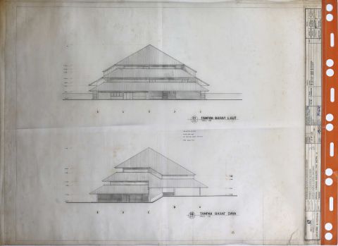 Tampak Gedung Pimpinan Fakultas, Fak. Sastra UI