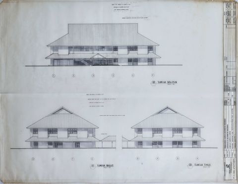 Tampak Gedung Jurusan Ilmu Perpustakaan Fak. Sastra UI
