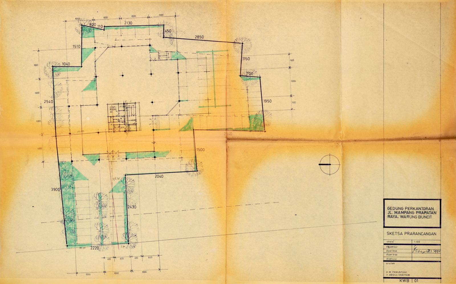 Sketsa Prarancangan Multika Building