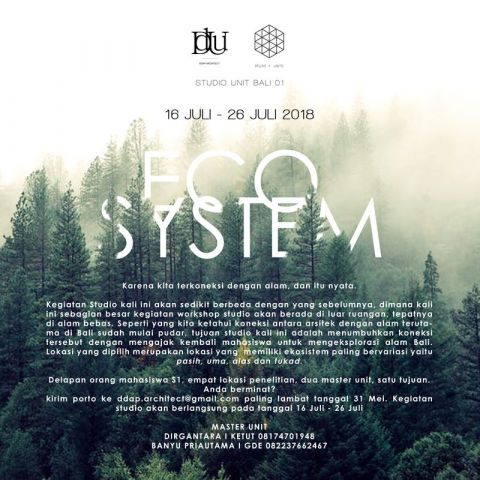 Poster Critical Context 2018 Unit Bali 01