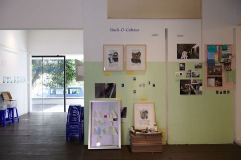 Fragmen Studi-O Cahaya dalam Pameran occupying>modernism