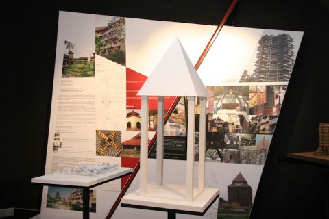 Maket Gedung Pusat Administrasi Universitas Indonesia