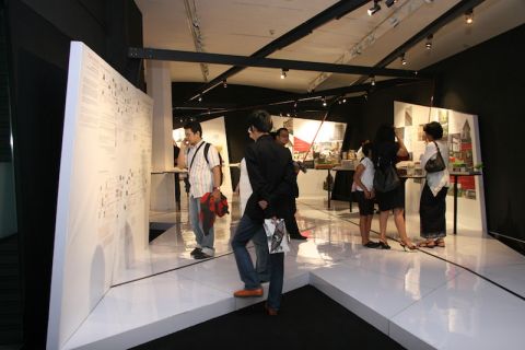 Suasana pameran Tegang Bentang